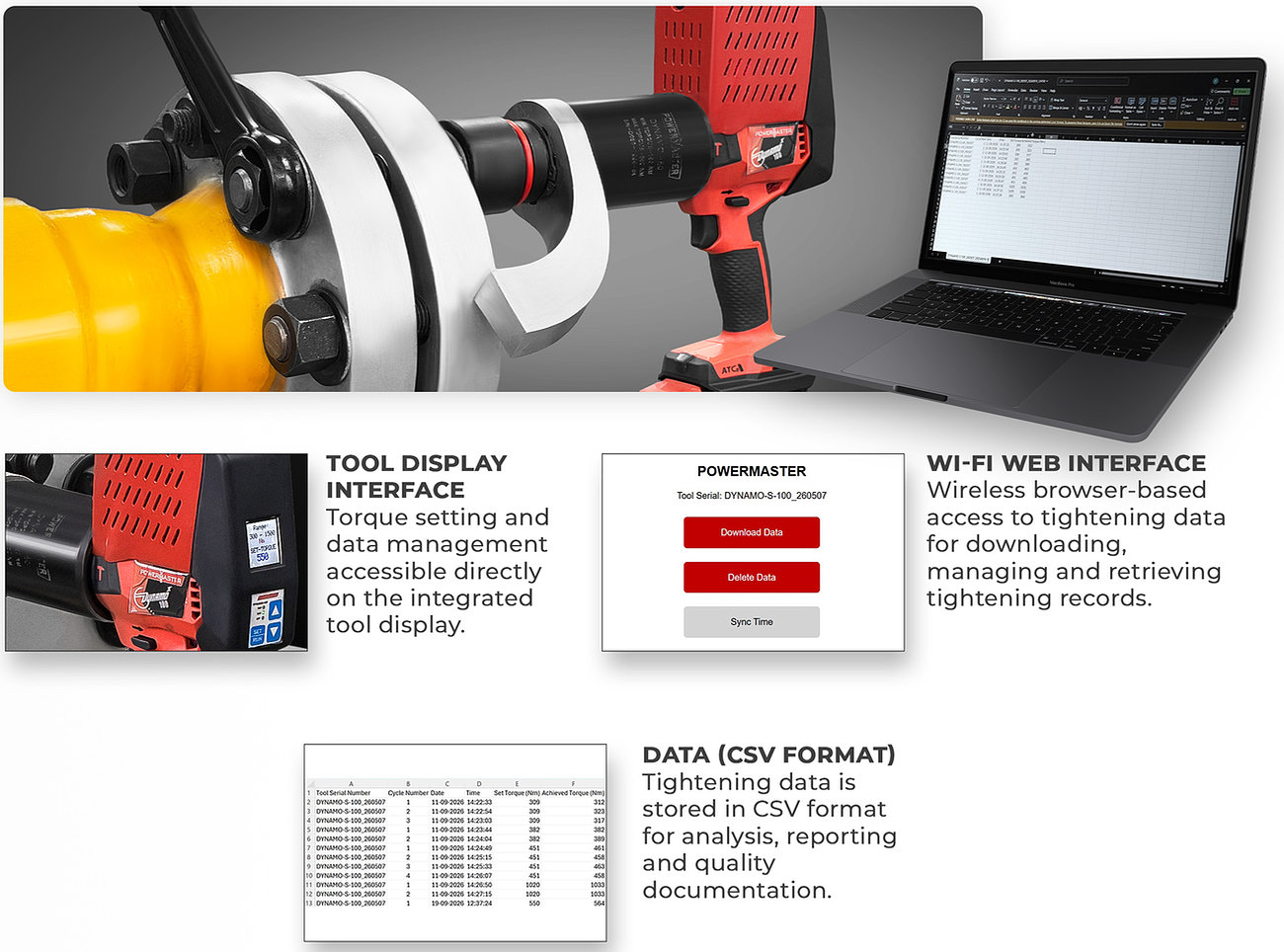 Battery Torque Wrench DYNAMO-S Series